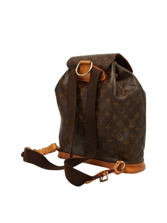 Louis Vuitton Monogram Montsouris GM Backpack Brown Leather main image 6